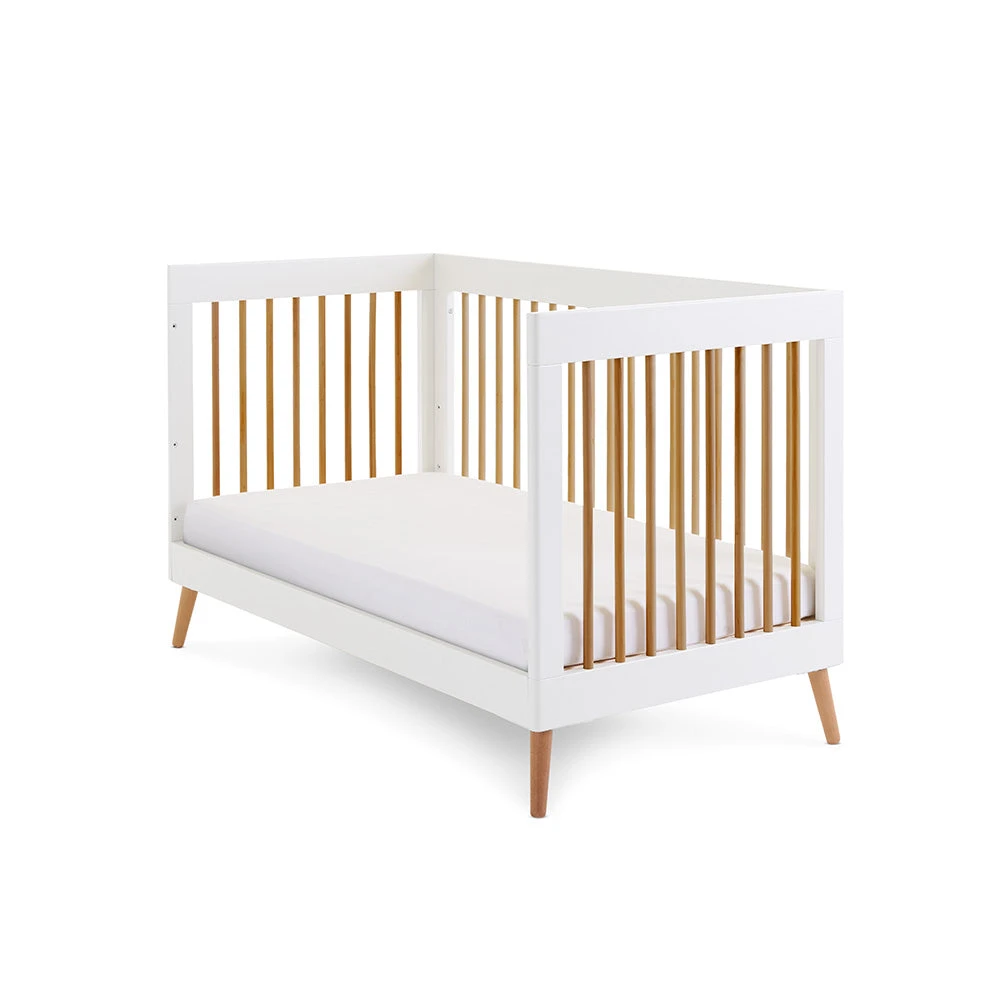 Obaby Maya Cot Bed | White With Natural 10 Obaby Maya Cot Bed | White With Natural - Image 10