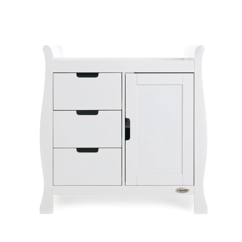 Obaby Stamford Classic 3 Piece Room Set - White 9 Obaby Stamford Classic 3 Piece Room Set - White - Image 9