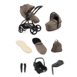 Egg 3 Stroller Luxury Travel System With Maxi-Cosi Cabriofix I-Size Car Seat | Mink