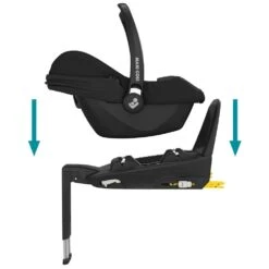 Bugaboo Donkey 5 Twin Pushchair & Maxi-Cosi Cabriofix I-Size Travel System - Graphite / Grey Melange -Baby Products Store 0yonf4q14on