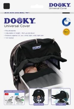 Dooky Universal Shade | Plain Black -Baby Products Store 14wvvph1ah1 dc2b8391 8834 4225 a39e ecfc70add815
