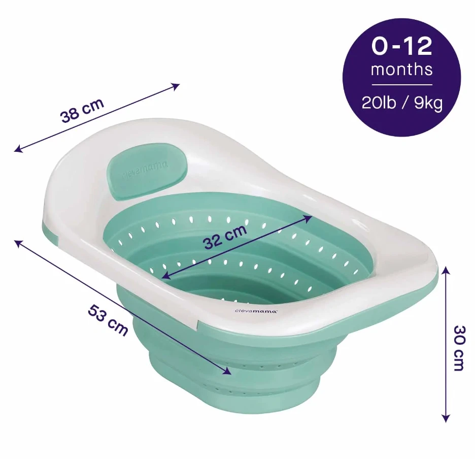 ClevaMama - ClevaBath- The Sink Bath - Blue 9 ClevaMama - ClevaBath- The Sink Bath - Blue - Image 9