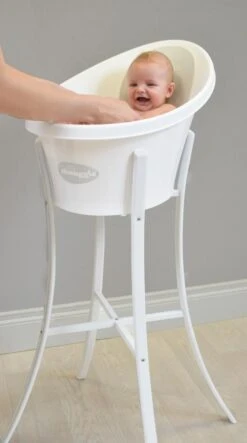 Shnuggle® Shnuggle Baby Bath With Foam Back Rest- White/Grey -Baby Products Store 1rxj5of5042