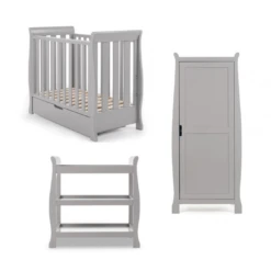Obaby Stamford Space Saver 3 Piece Room Set- Warm Grey