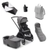 Bugaboo Dragonfly Complete Bundle - Graphite With Grey Melange
