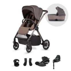 Silver Cross Reef Pushchair & Cyebx Cloud T Travel Pack - Earth