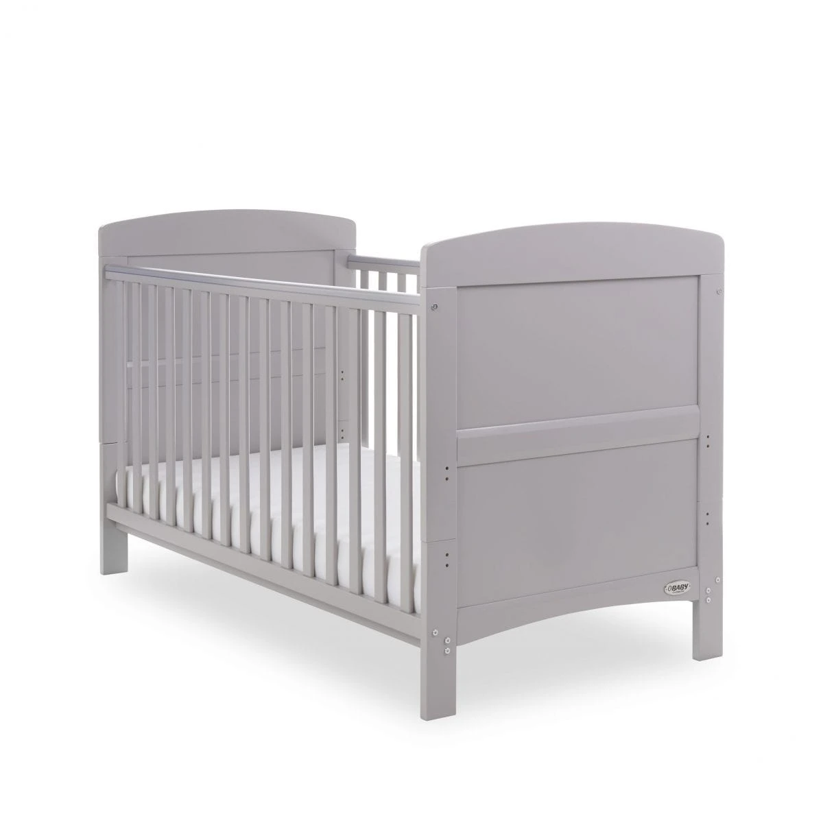 Obaby Grace Cot Bed - Warm Grey 2 Obaby Grace Cot Bed - Warm Grey - Image 2