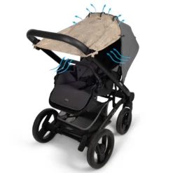 Dooky Universal Sun Shade | Romantic Leaves Beige -Baby Products Store 2kmjkb50epr