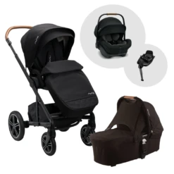 Nuna MIXX Next Pushchair & Arra Next I-Size Travel System - Caviar