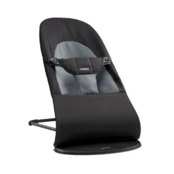 Babybjorn BABYBJÖRN Bouncer Balance Soft Cotton - Black/Dark Grey