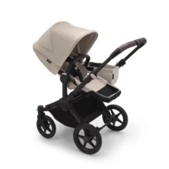 Bugaboo Donkey 5 Duo Pushchair & Carrycot With Turtle Air 360 Travel System - Black & Desert Taupe -Baby Products Store 30o35drmheq