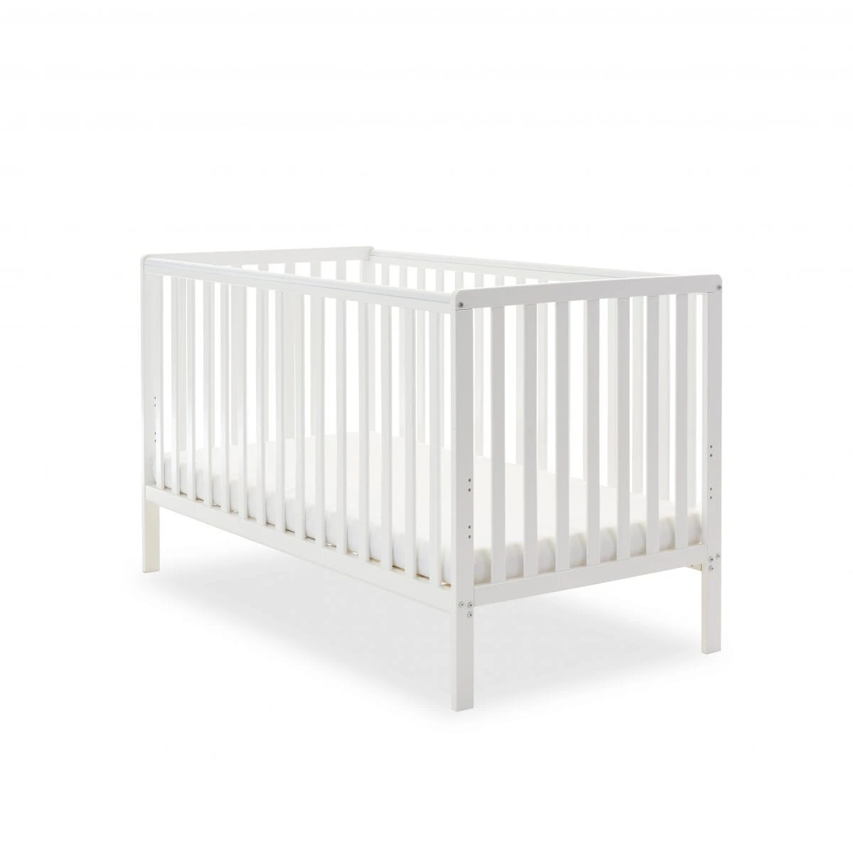 Obaby Bantam Cot Bed & Under Drawer - White 1 Obaby Bantam Cot Bed & Under Drawer - White