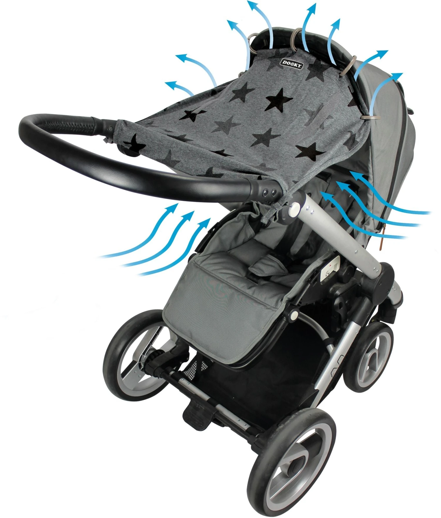 Dooky Universal Shade | Grey Stars 5 Dooky Universal Shade | Grey Stars - Image 5