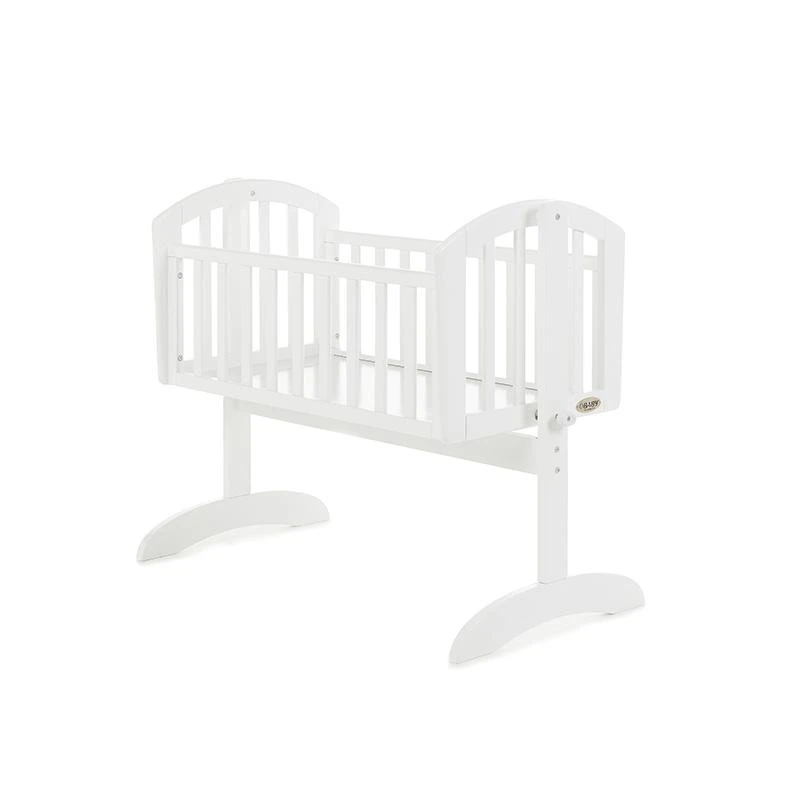 Obaby Sophie Swinging Crib - White 1 Obaby Sophie Swinging Crib - White