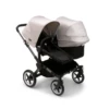 Bugaboo Donkey 5 Duo Pushchair & Carrycot - Graphite / Midnight Black / Misty White