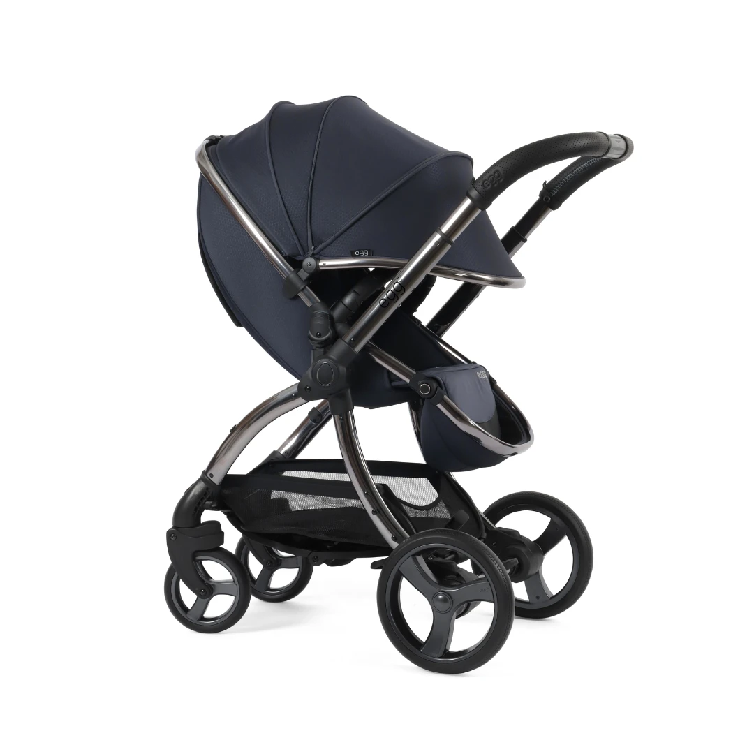 Egg 3 Stroller Luxury Travel System With Cybex Cloud T Car Seat | Celestial 7 Egg 3 Stroller Luxury Travel System With Cybex Cloud T Car Seat | Celestial - Image 7