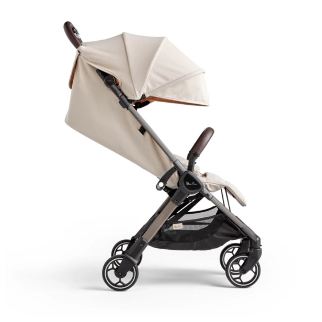 Silver Cross Clic Compact Stroller - Almond Beige 4 Silver Cross Clic Compact Stroller - Almond Beige - Image 4