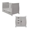 Obaby Stamford Classic 2 Piece Room Set- Warm Grey