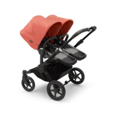 Bugaboo Donkey 5 Duo Pushchair & Carrycot - Black / Grey Melange / Sunrise Red -Baby Products Store 5hduljkx3uj
