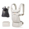 Ergobaby Omni Breeze Baby Carrier | Natural Beige & All Weather Cover