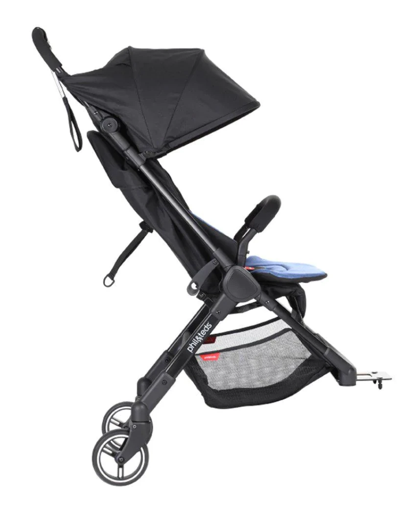 Phil & Teds Go Double Kit + Liner - Sky Blue 1 Phil & Teds Go Double Kit + Liner - Sky Blue