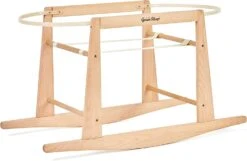 The Little Green Sheep Knitted Moses Basket & Rocking Stand | Linen -Baby Products Store ancpt0hdhri