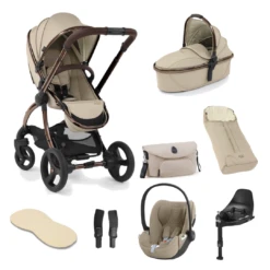 Egg2 Special Edition Luxury Bundle With Cybex Cloud T Car Seat - Feather Geo