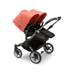 Bugaboo Donkey 5 Twin Pushchair & Carrycot - Graphite / Midnight Black /Sunrise Red 8 Bugaboo Donkey 5 Twin Pushchair & Carrycot - Graphite / Midnight Black /Sunrise Red -Baby Products Store ayaj150cv0z
