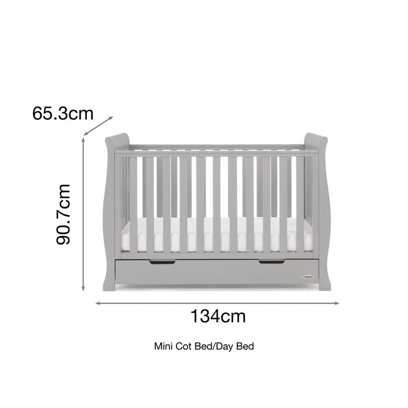 Obaby Stamford Mini 2 Piece Room Set- Warm Grey 7 Obaby Stamford Mini 2 Piece Room Set- Warm Grey - Image 7