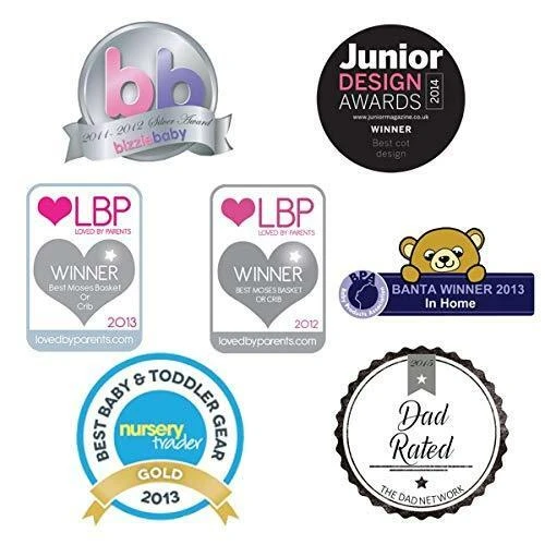 Shnuggle® Shnuggle Moses Basket With Covers & Mattress - White 5 Shnuggle® Shnuggle Moses Basket With Covers & Mattress - White - Image 5