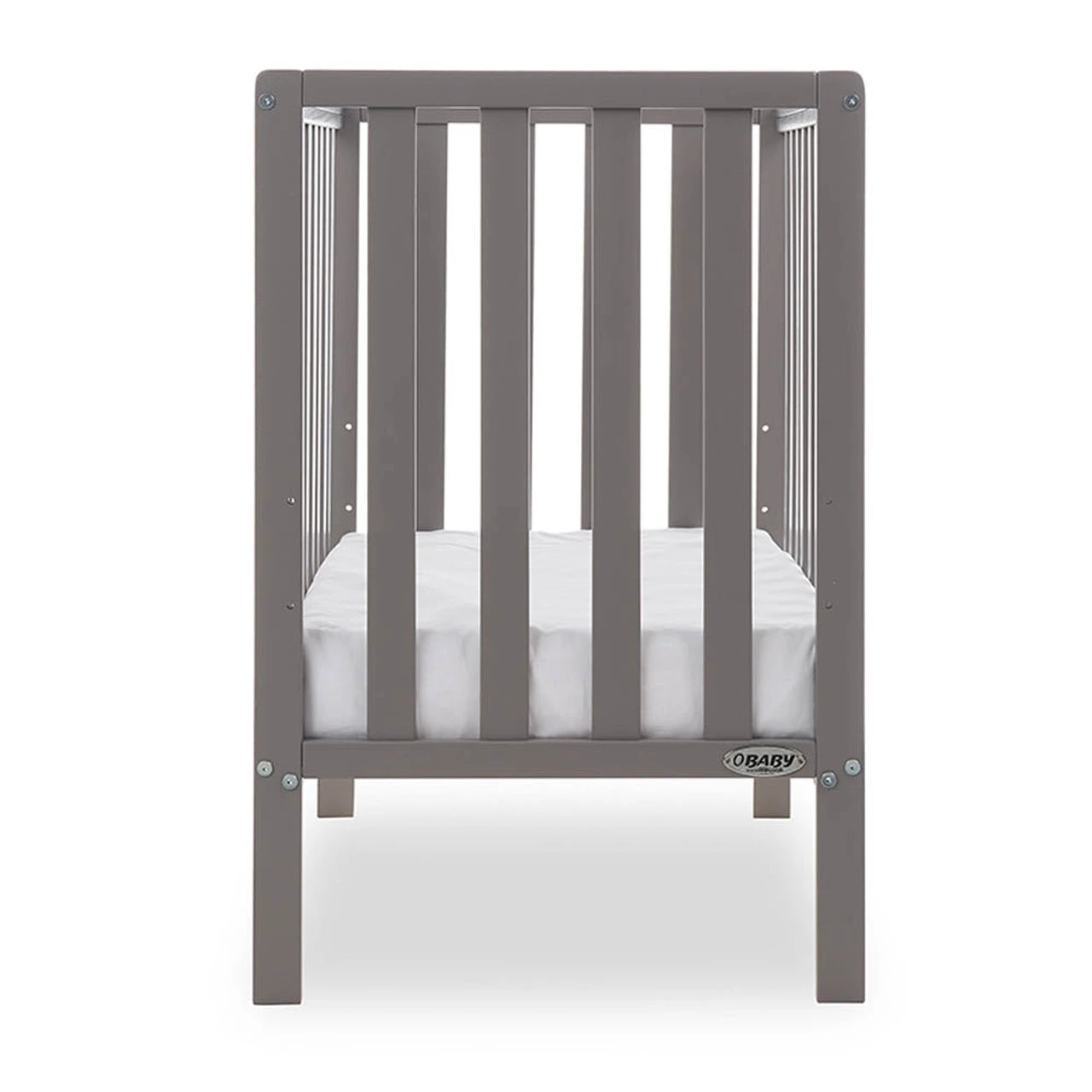 Obaby Bantam Space Saver Cot, Under Drawer & Fibre Mattress | Taupe Grey 6 Obaby Bantam Space Saver Cot, Under Drawer & Fibre Mattress | Taupe Grey - Image 6