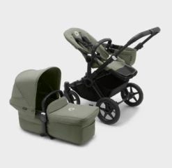 Bugaboo Donkey 5 Twin Pushchair & Maxi-Cosi Pebble 360 Travel System - Black / Forest Green -Baby Products Store bq3wlizdxbf