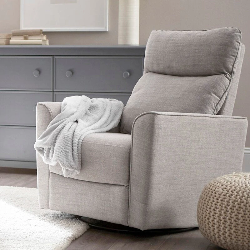 Obaby Savannah Swivel Glider Recliner Chair | Pebble 1 Obaby Savannah Swivel Glider Recliner Chair | Pebble