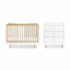 SnuzKot Skandi 2 Piece Nursery Furniture Set | Natural