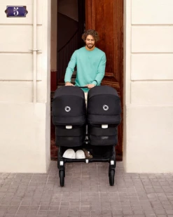 Bugaboo Donkey 5 Twin Pushchair & Carrycot - Graphite / Midnight Black /Sunrise Red 10 Bugaboo Donkey 5 Twin Pushchair & Carrycot - Graphite / Midnight Black /Sunrise Red -Baby Products Store bztrq0pqcpp