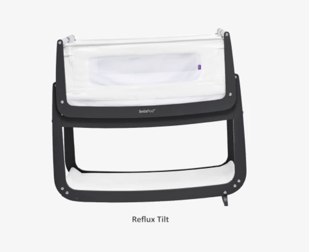 SnuzPod4 Bedside Crib - Slate 2 SnuzPod4 Bedside Crib - Slate - Image 2