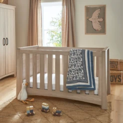 CuddleCo Isla Cot Bed | Ash