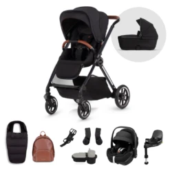 Silver Cross Reef Pushchair & Maxi-Cosi Pebble 360 Pro Ultimate Bundle - Orbit Black