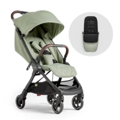 Silver Cross Clic Compact Stroller & Footmuff | 2023 | Sage Green