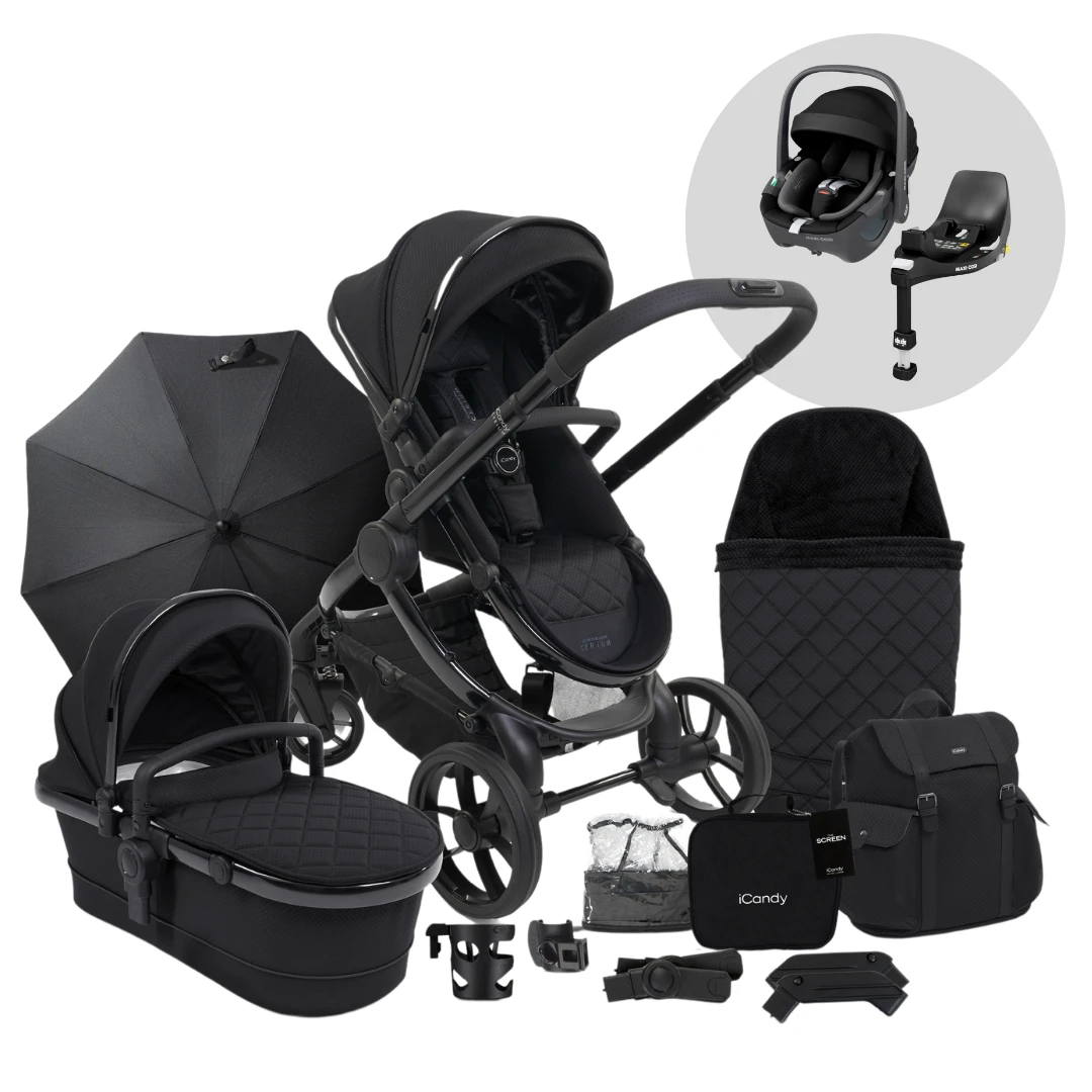 ICandy Peach 7 Designer Collection & Maxi Cosi Pebble 360 Travel System | Cerium 1 ICandy Peach 7 Designer Collection & Maxi Cosi Pebble 360 Travel System | Cerium
