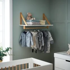 Obaby Maya Shelf- White With Natural