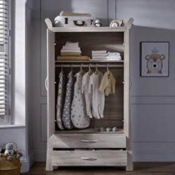 Babystyle Noble Cotbed & Wardrobe 2 Piece Room Set - Soft Oak -Baby Products Store djnphzw1cfn