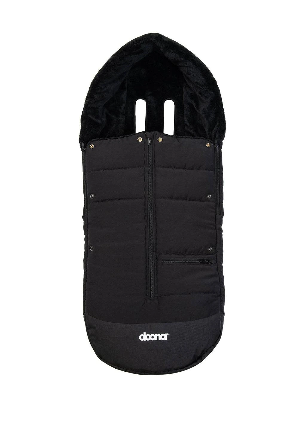 Doona Winter Footmuff | Black 1 Doona Winter Footmuff | Black