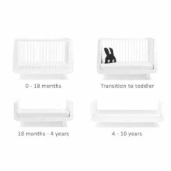 SnuzKot Skandi 2 Piece Nursery Furniture Set | White -Baby Products Store dk0b5lfnf2y