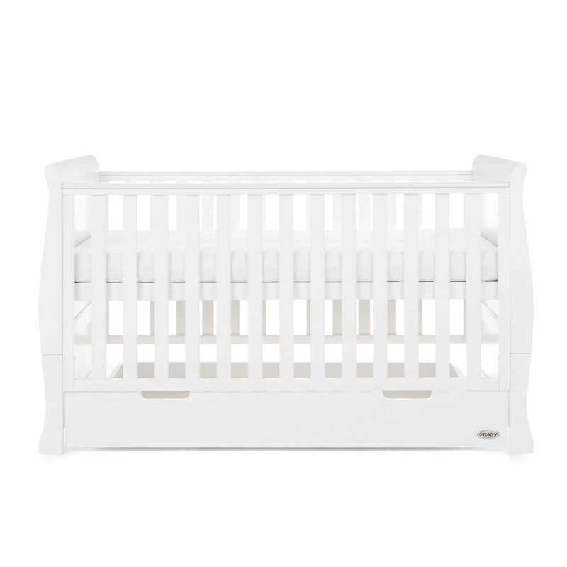 Obaby Stamford Classic Cot Bed - White 5 Obaby Stamford Classic Cot Bed - White - Image 5