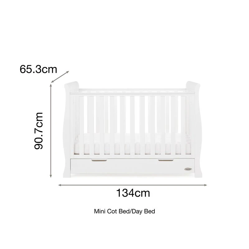 Obaby Stamford Classic 3 Piece Room Set - White 7 Obaby Stamford Classic 3 Piece Room Set - White - Image 7