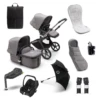 Bugaboo Fox 5 Ultimate Maxi-Cosi Cabriofix Travel System - Graphite/Grey Melange