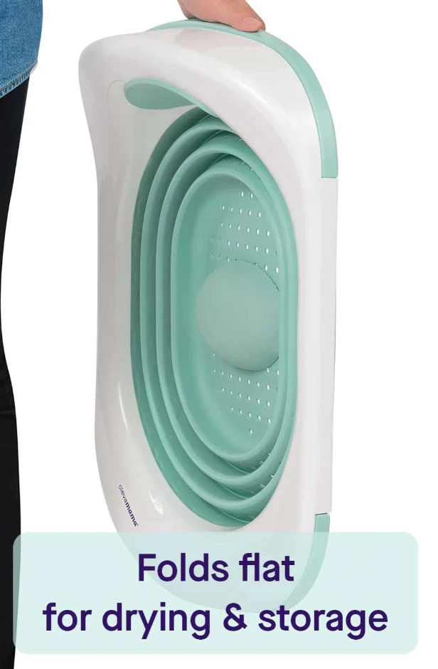 ClevaMama - ClevaBath- The Sink Bath - Blue 5 ClevaMama - ClevaBath- The Sink Bath - Blue - Image 5