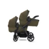 Silver Cross Wave Twin Pushchair & Carrycot - Cedar Green