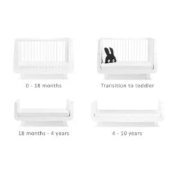 SnuzKot Skandi Cot Bed| White -Baby Products Store fbhj4uw0a5g